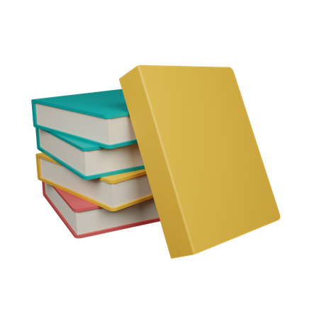 Books  3D Icon