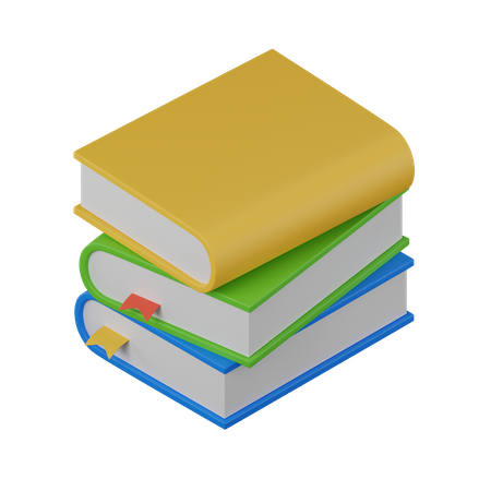 Books  3D Icon