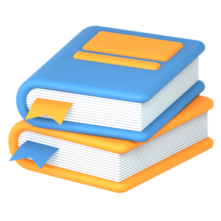 Books  3D Icon
