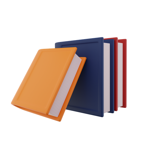 Books  3D Icon
