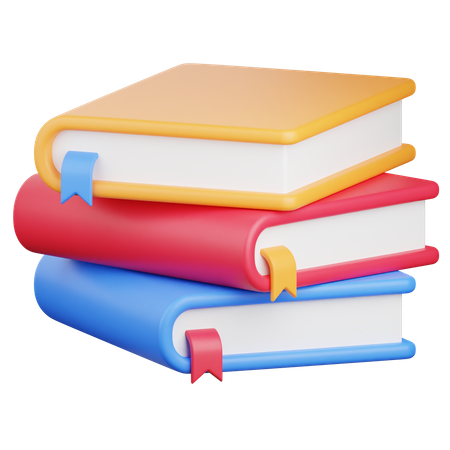 Books  3D Icon