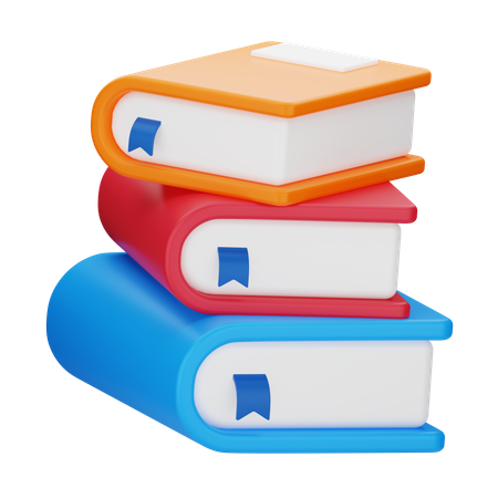 Books  3D Icon