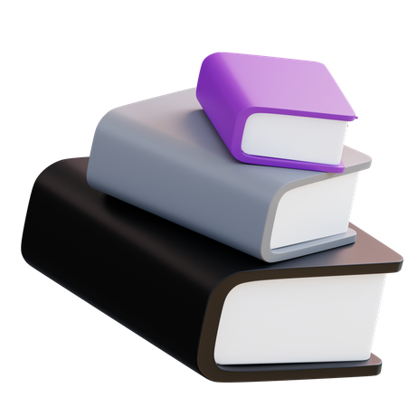 Books  3D Icon