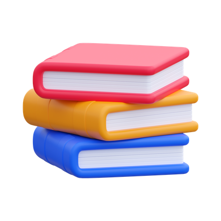 Books  3D Icon
