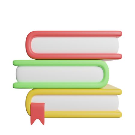 Books  3D Icon
