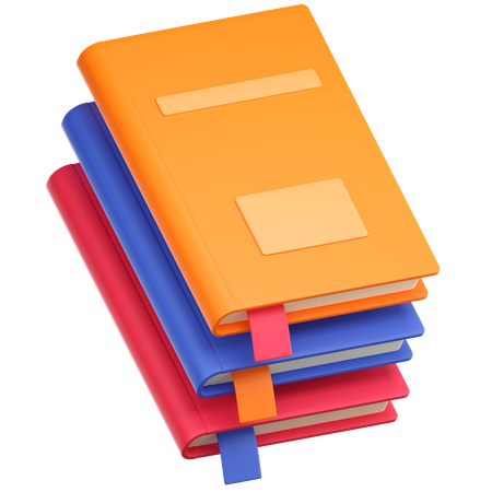 Books  3D Icon