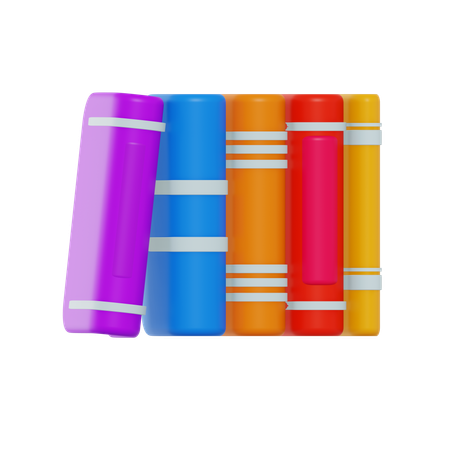 Books  3D Icon