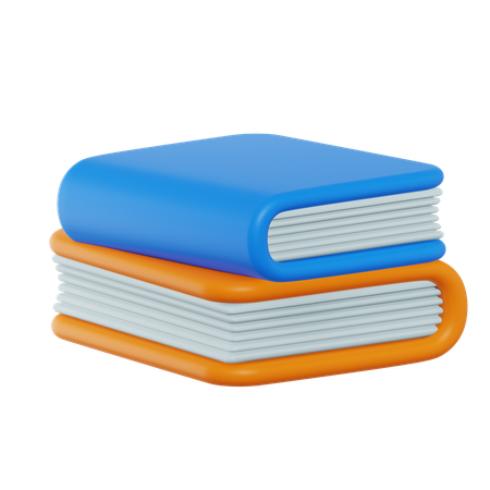 Books  3D Icon