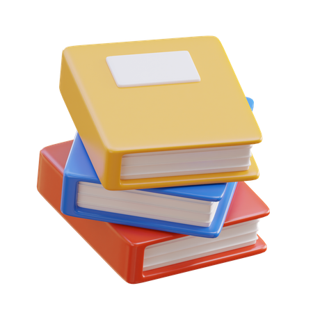 Books  3D Icon