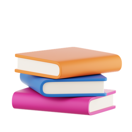 Books  3D Icon