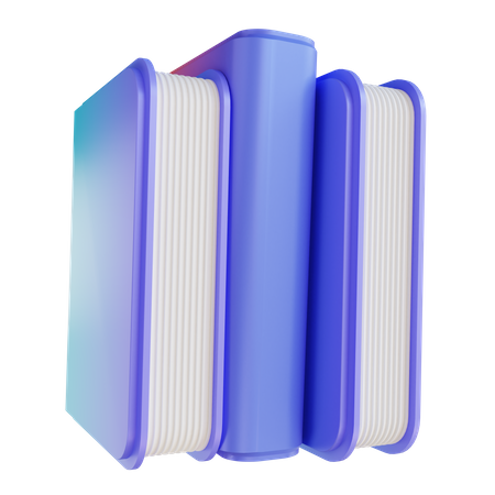 Books  3D Illustration