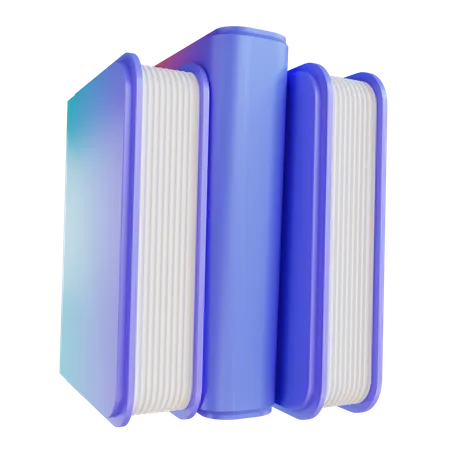 Books  3D Illustration