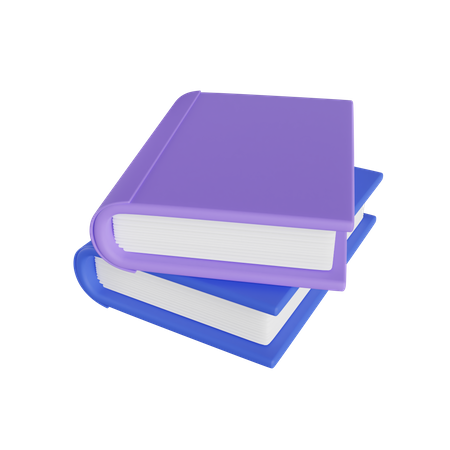 Books  3D Illustration