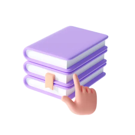 Books  3D Illustration