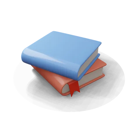 Books  3D Illustration