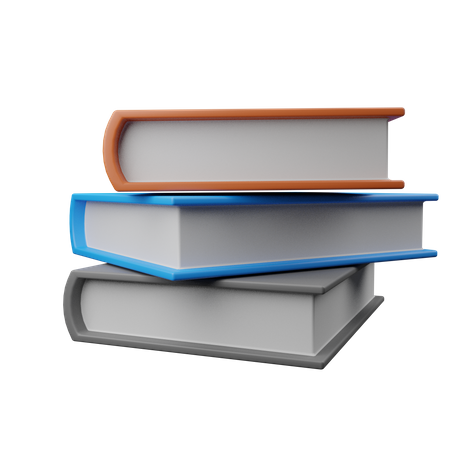 Books  3D Illustration