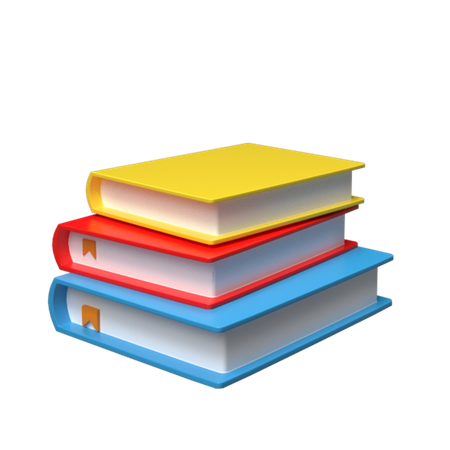 Books  3D Illustration