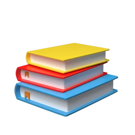 Books  3D Illustration