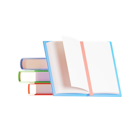 Books 3D Icon