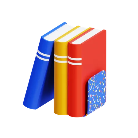 Books  3D Icon