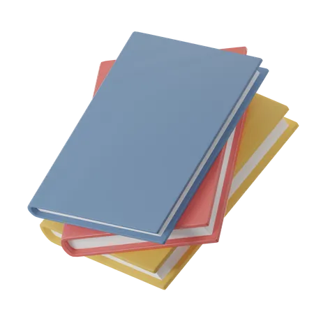 3 D Render Of Book Icon 3D Icon