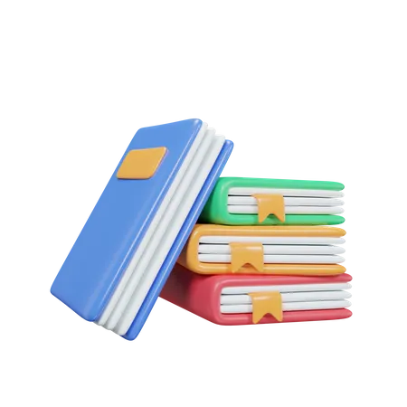 Books 3 D Icon School And Education 3D Icon