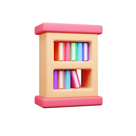 Books Case  3D Icon