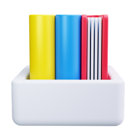 Books Case  3D Icon