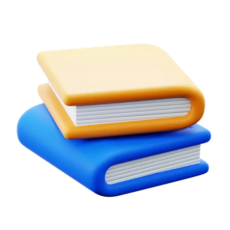 Stack Of Book For Reading And Library Education Concept 3 D Icon Illustration Render Design 3D Icon
