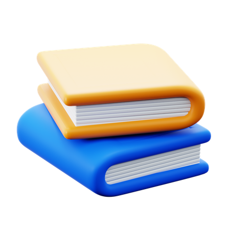 Books Pile  3D Icon