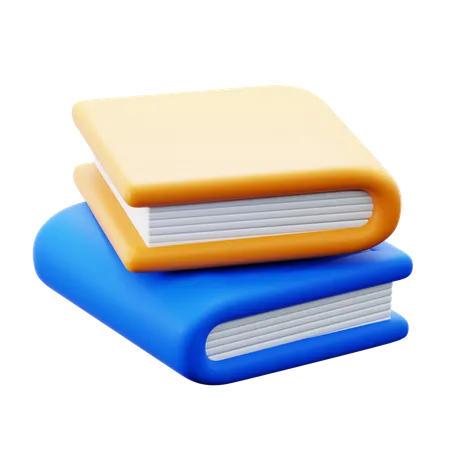 Books Pile  3D Icon