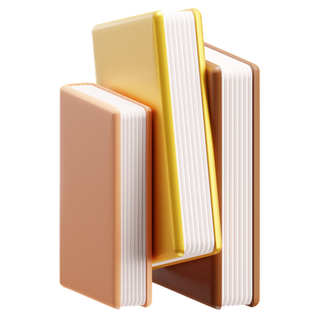 Books Pile  3D Icon