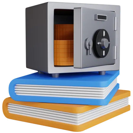 Books Pile  3D Icon