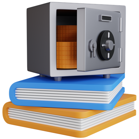 Books Pile  3D Icon