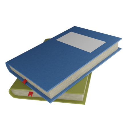 Books Stack  3D Icon