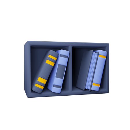 Bookshelf  3D Icon