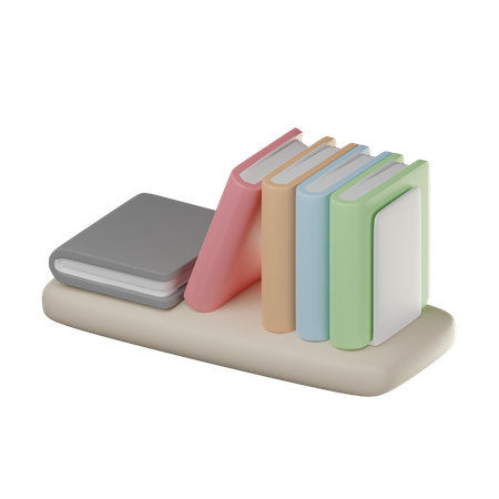 Bookshelf  3D Icon