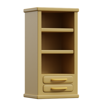 Bookshelf  3D Icon