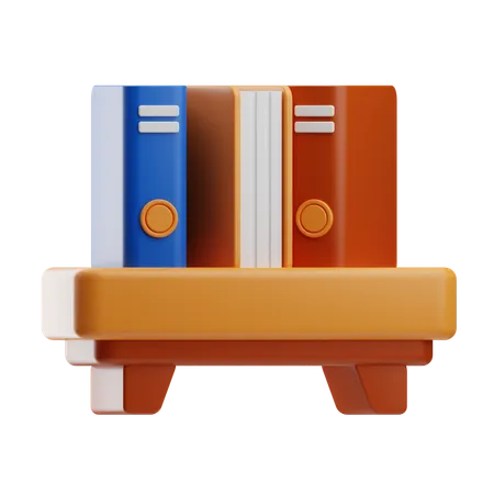 Bookshelf  3D Icon