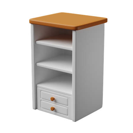 Bookshelf  3D Icon