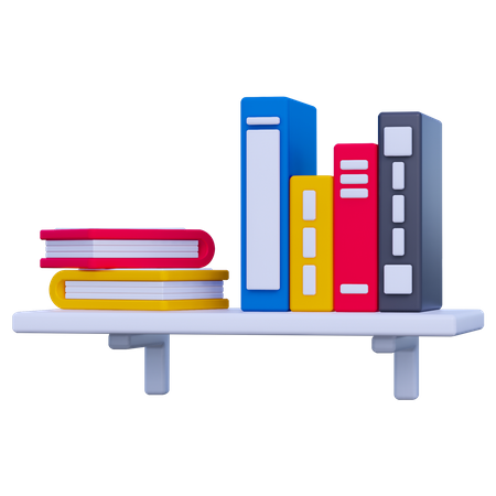 Bookshelf  3D Icon