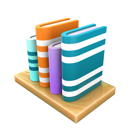 Bookshelf  3D Icon