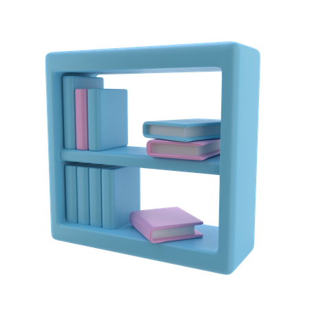 Bookshelf  3D Icon