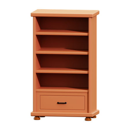 Bookshelf  3D Icon