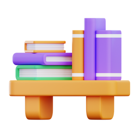 Bookshelf  3D Icon