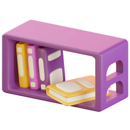 Bookshelf  3D Icon