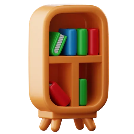 Bookshelf  3D Icon