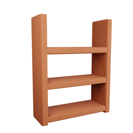 Bookshelf  3D Icon