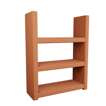 Bookshelf  3D Icon