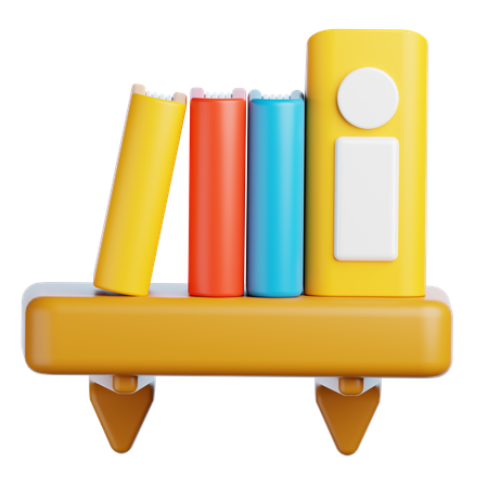 Bookshelf  3D Icon